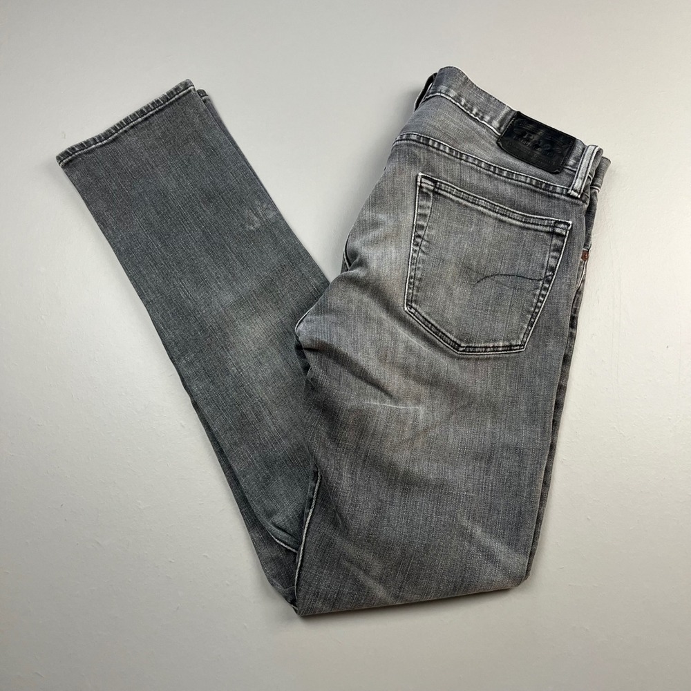 Polo Ralph Lauren Jeans Mens 32x34 Grey Sullivan Slim Fit Stretch 710701191001 - Picture 1 of 16